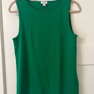 J. Crew Kelly Green Tank Top M